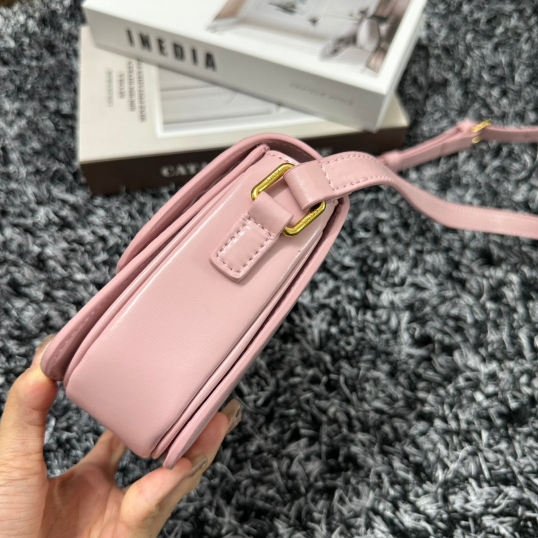 TRIPHOME TEEN 18 ROSE PASTEL CUIR DE VACHE