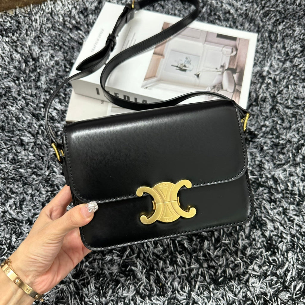 TRIPHOME TEEN 18 CUIR DE VACHE NOIR