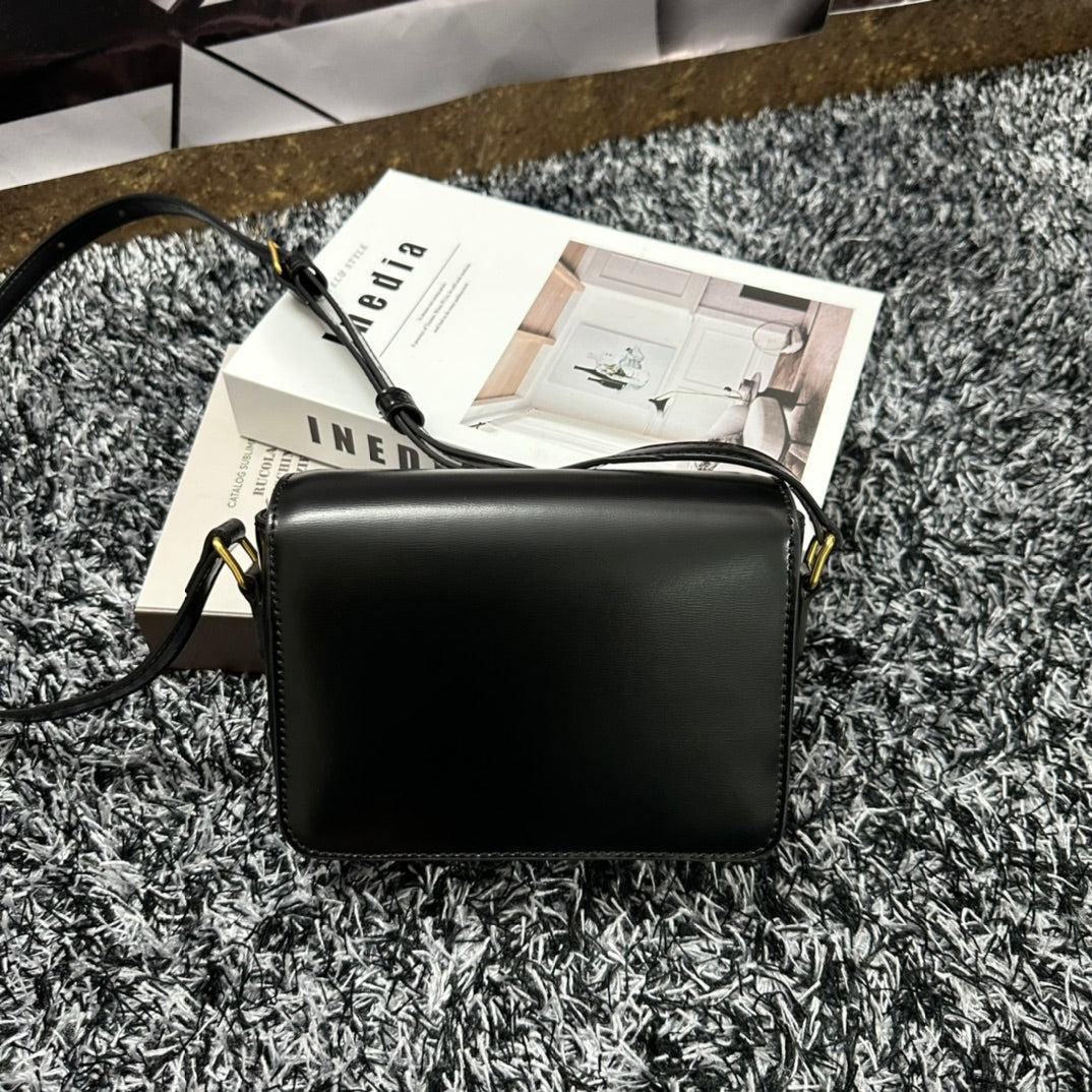 TRIPHOME TEEN 18 CUIR DE VACHE NOIR