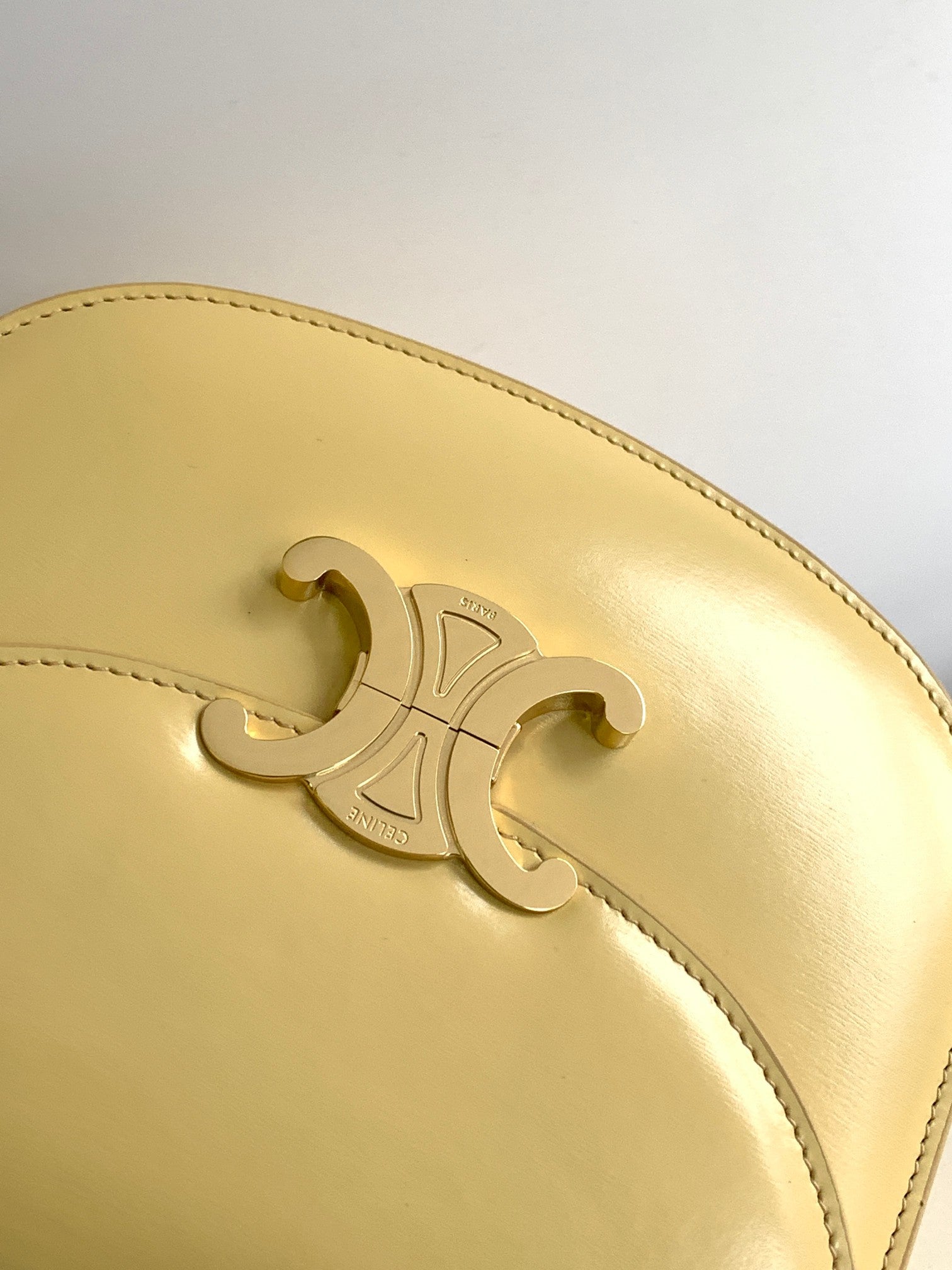 TEEN BESACE TRIOMPHE 18,5 CUIR DE VEAU LIME