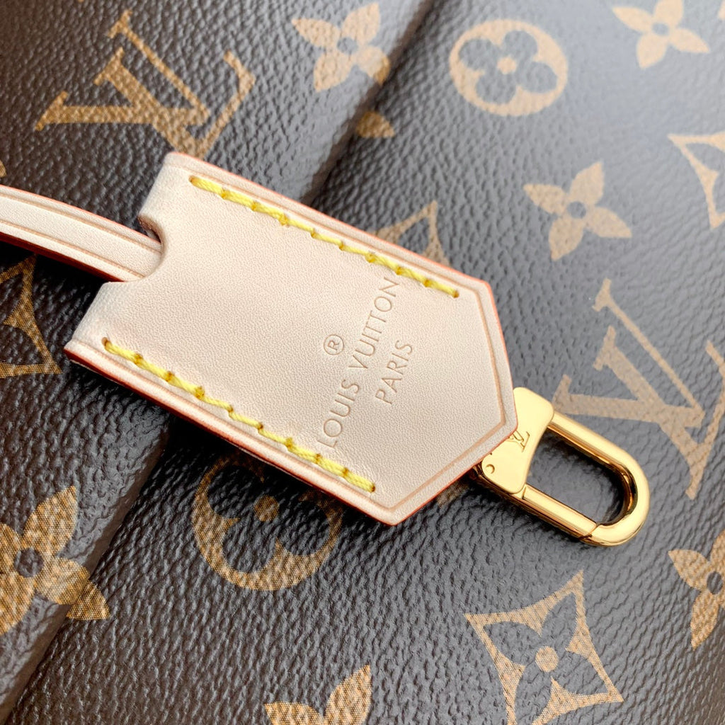 CLUNY MINI 20 EN TOILE MONOGRAMME MARRON