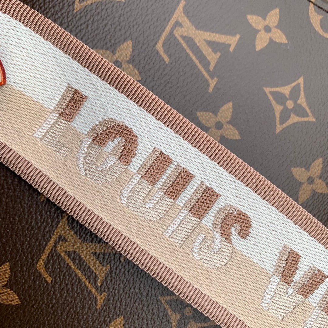 CLUNY BB 28 EN TOILE MONOGRAMME MARRON