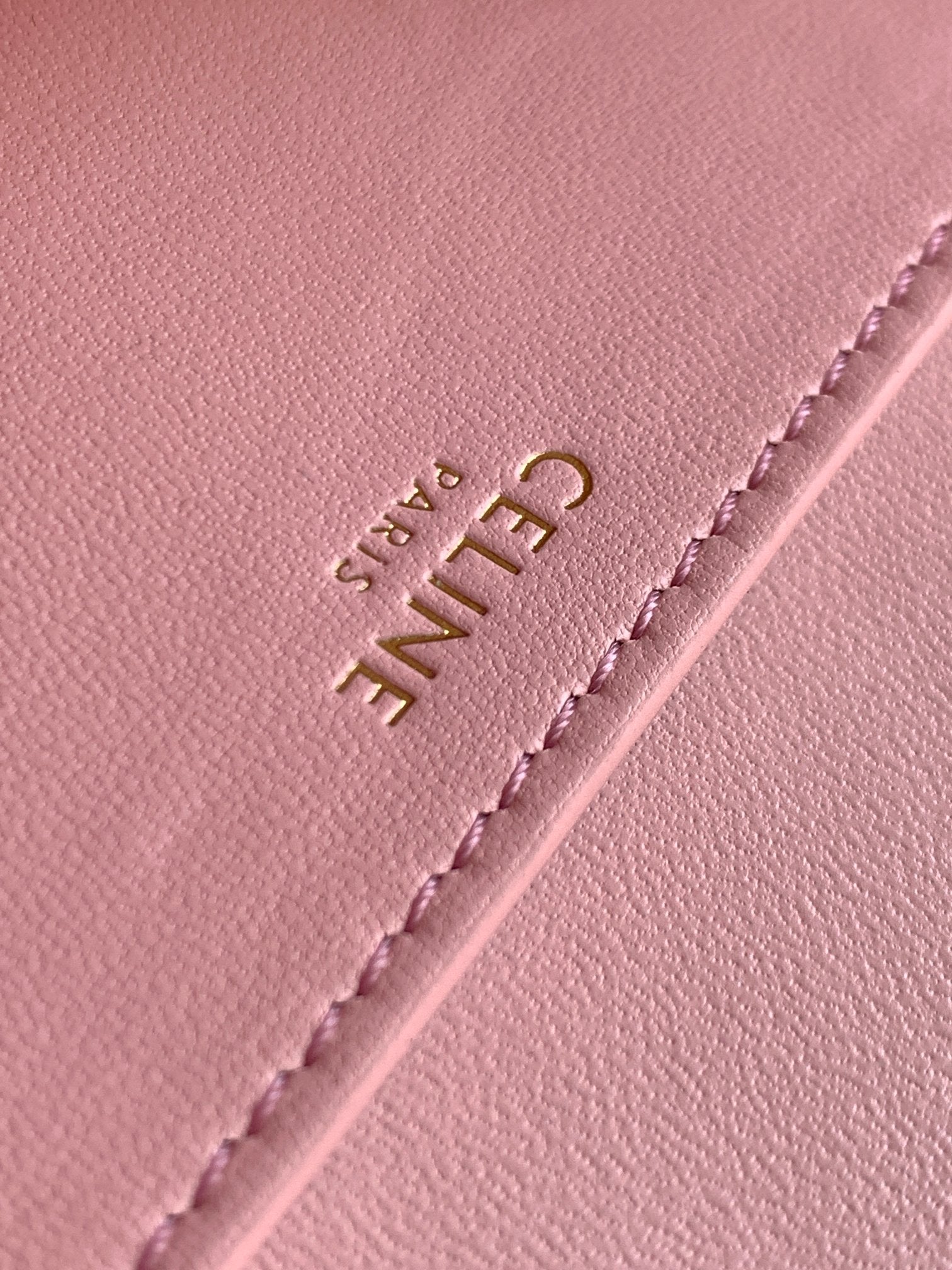 MINI POCHETTE TABOU 18 CUIR DE VEAU ROSE SAKURA