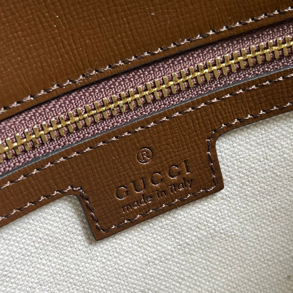 SAC MESSAGER 25 EN TOILE BEIGE ET CUIR DE VEAU MARRON