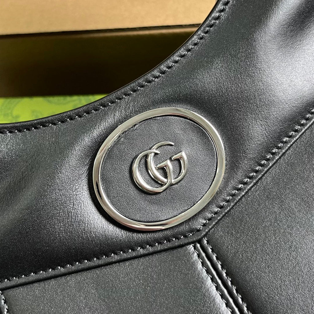SAC CABAS GG PETIT 28 EN CUIR DE VEAU NOIR