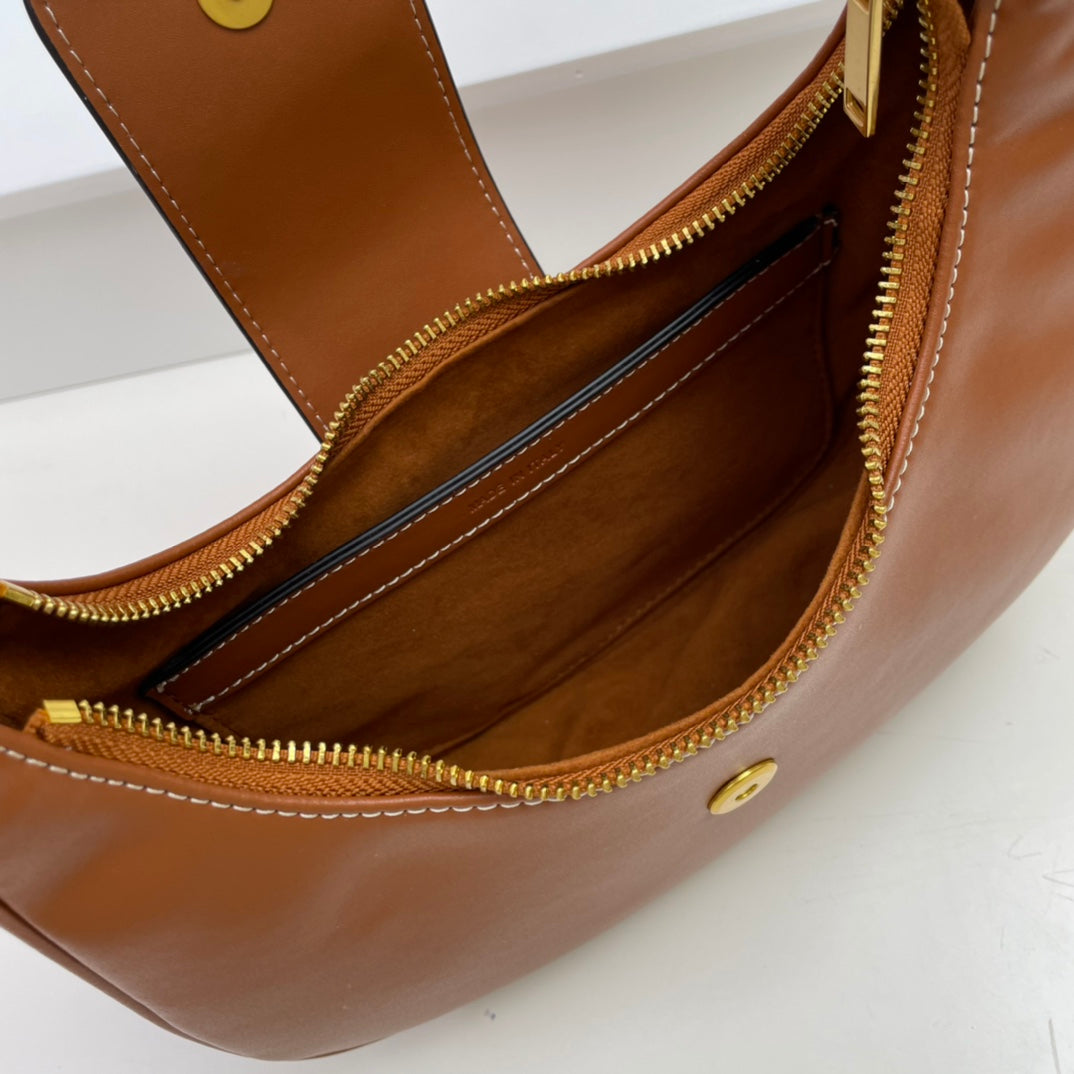 23 SAC EN CUIR DE VEAU MARRON TAN