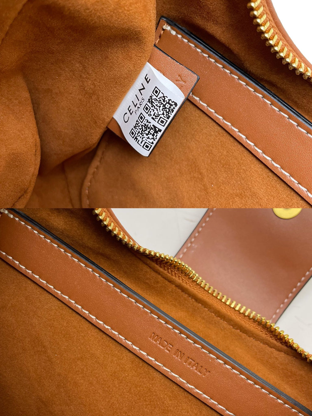 23 SAC EN CUIR DE VEAU MARRON TAN