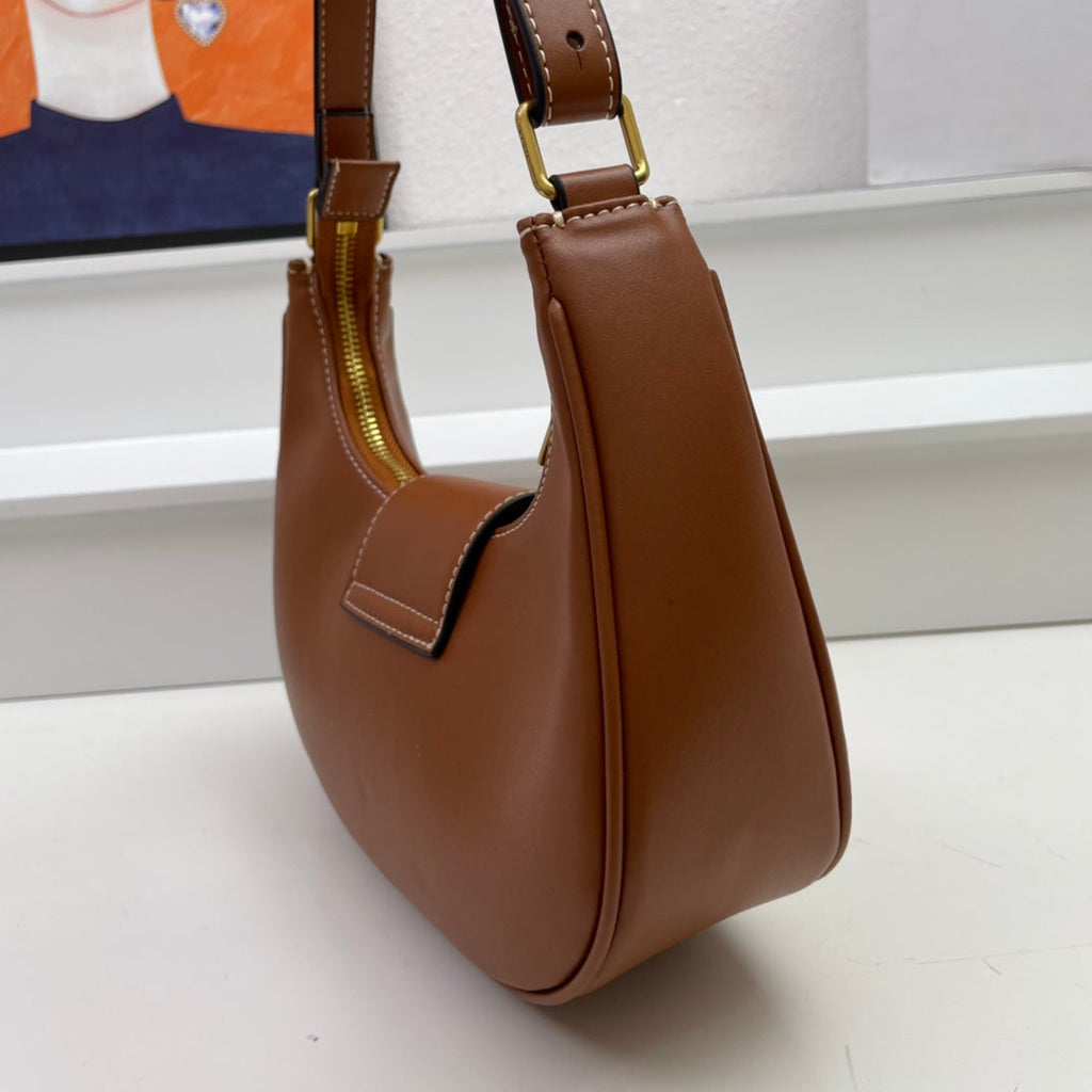 23 SAC EN CUIR DE VEAU MARRON TAN