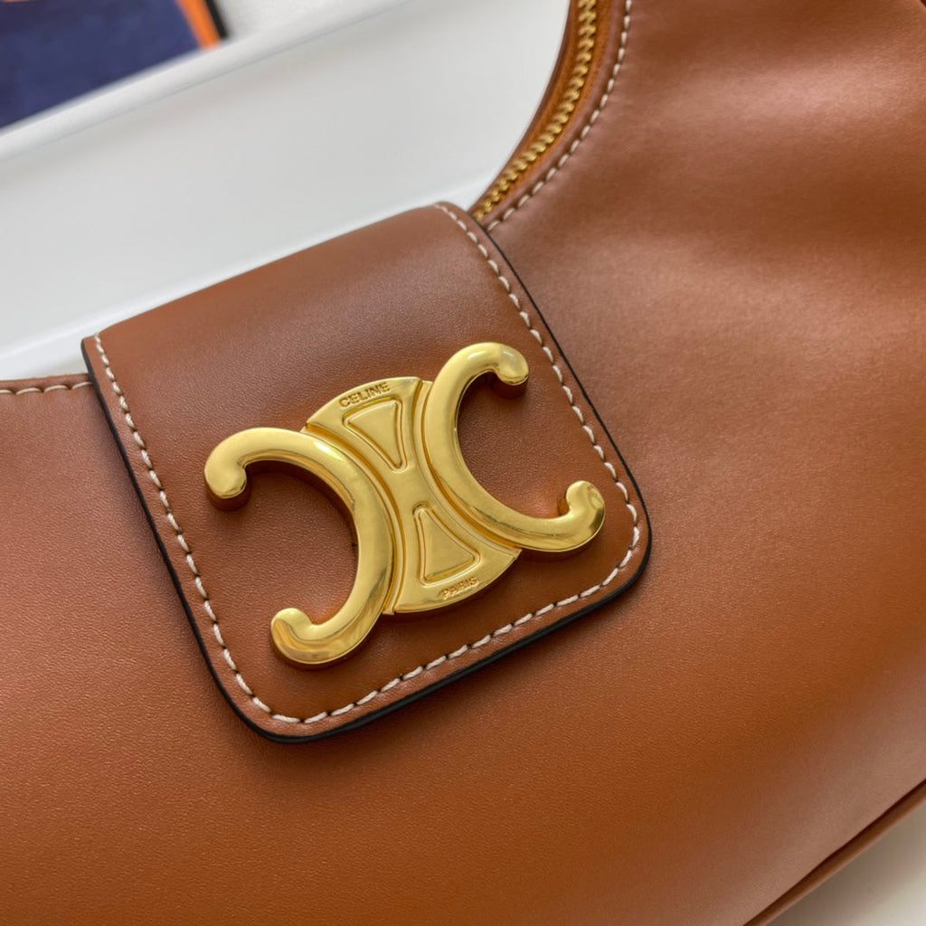 23 SAC EN CUIR DE VEAU MARRON TAN