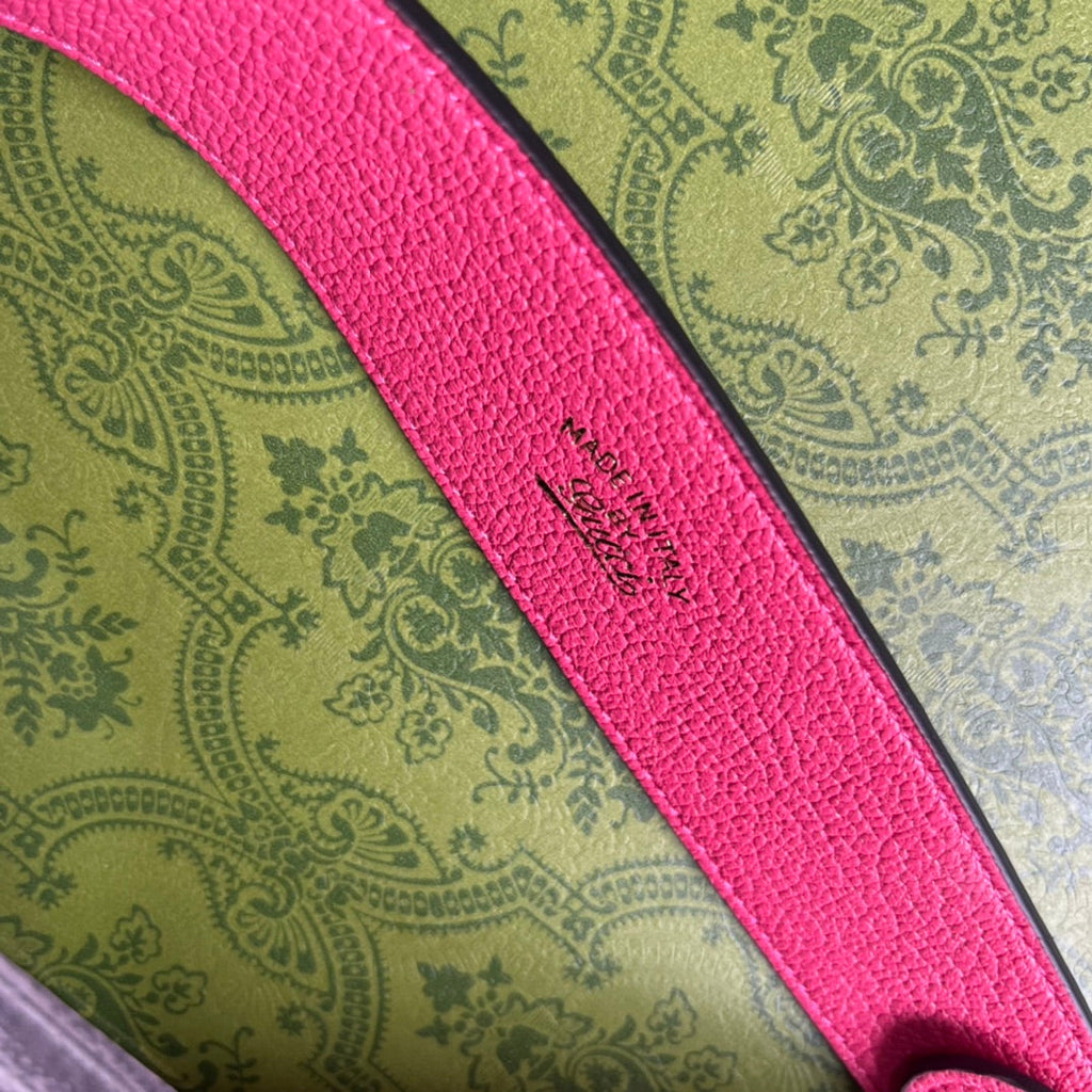 SAC À BANDOULIÈRE APHRODITE MINI 21 EN CUIR DE VEAU ROSE VIF