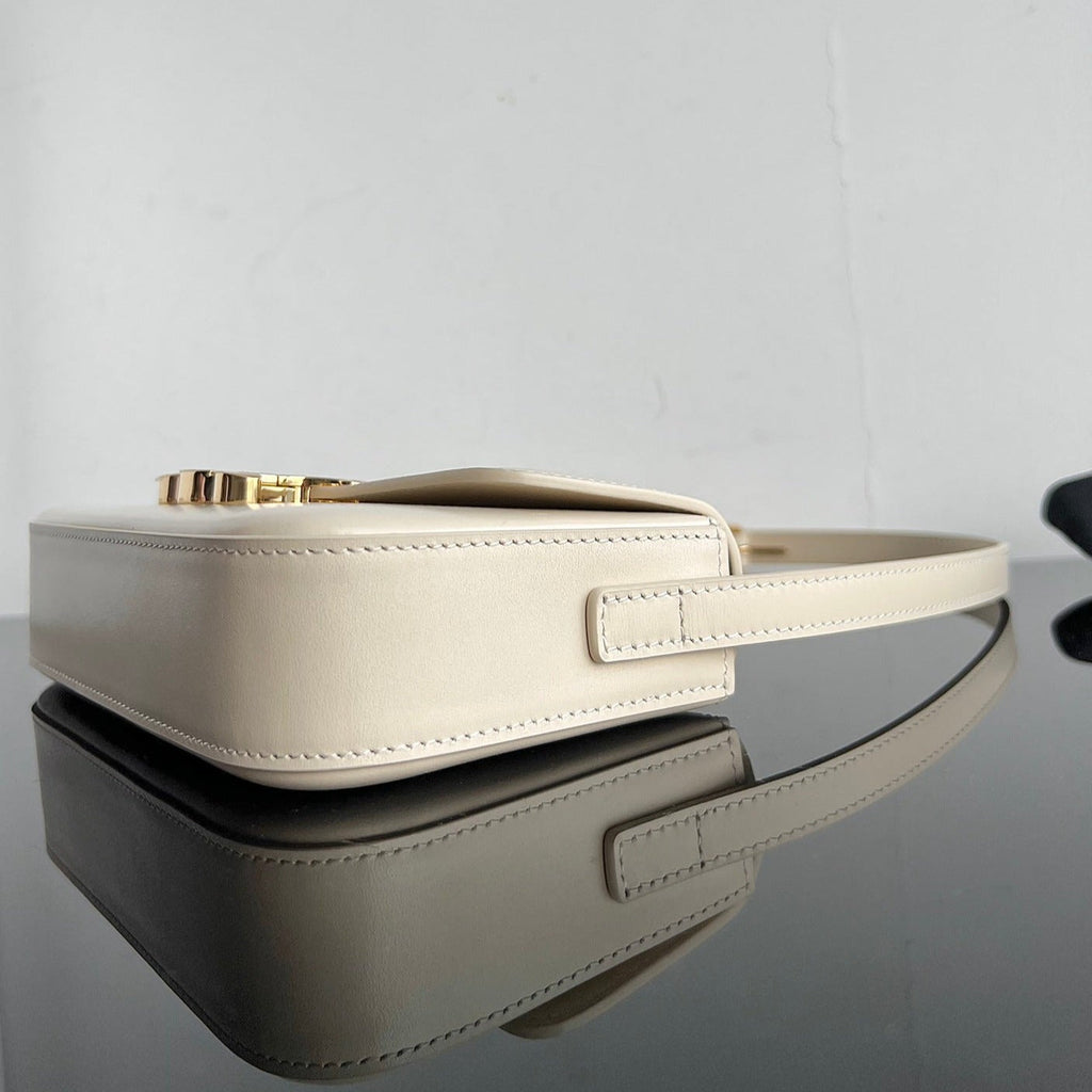 TRIOMPHE 20 CUIR DE VEAU BLANC CRÈME