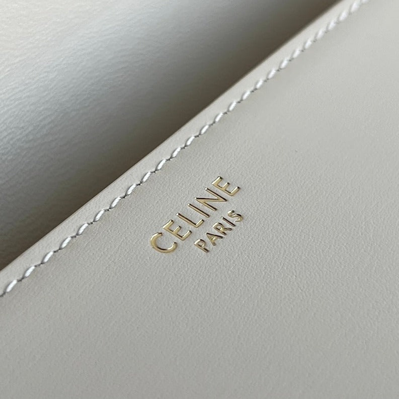 TRIOMPHE 20 CUIR DE VEAU BLANC CRÈME