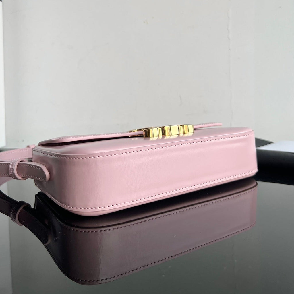 TRIOMPHE 20 CUIR DE VEAU ROSE PASTEL