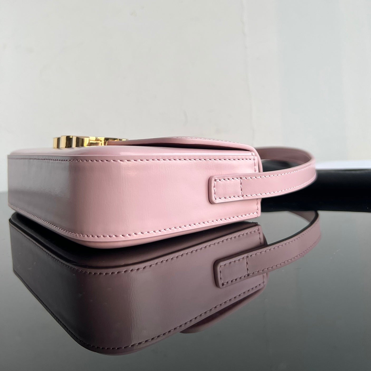 TRIOMPHE 20 CUIR DE VEAU ROSE PASTEL
