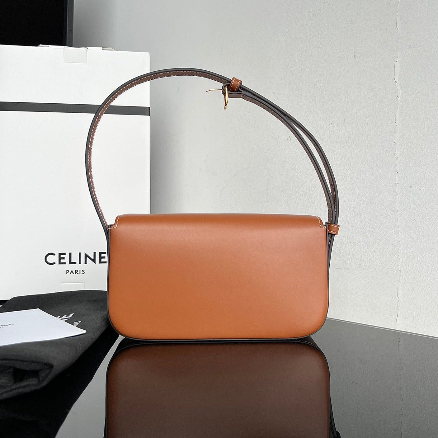 TRIOMPHE 20 CUIR DE VEAU ORANGE CIDRE