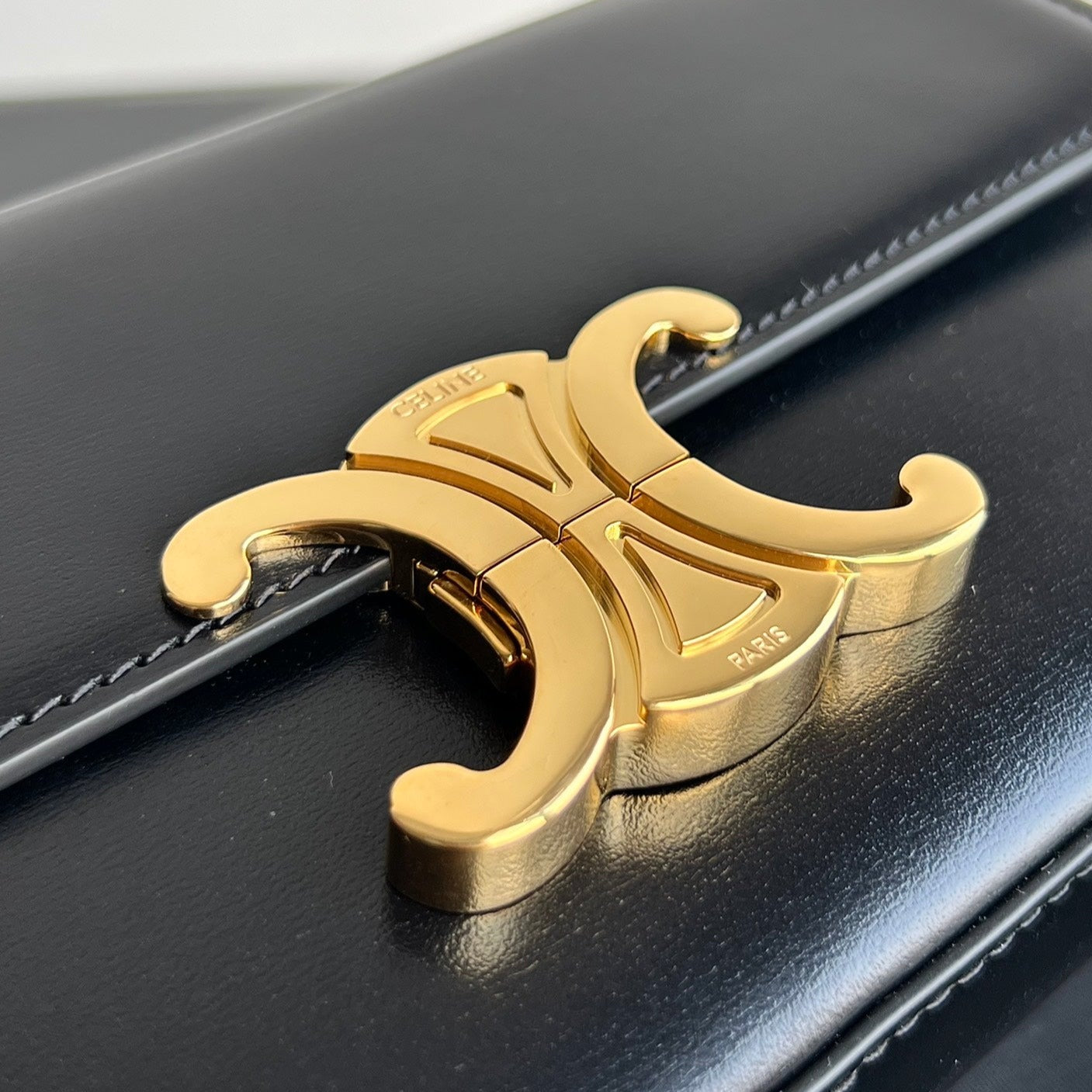 TRIOMPHE 20 CUIR DE VEAU NOIR