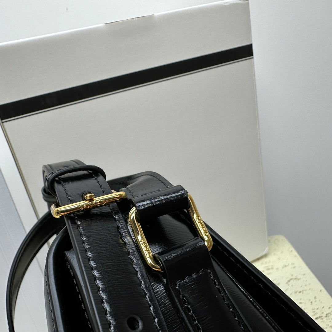 TEEN TRIOMPHE 18 NOIR CLAFSKIN ACIER DORÉ