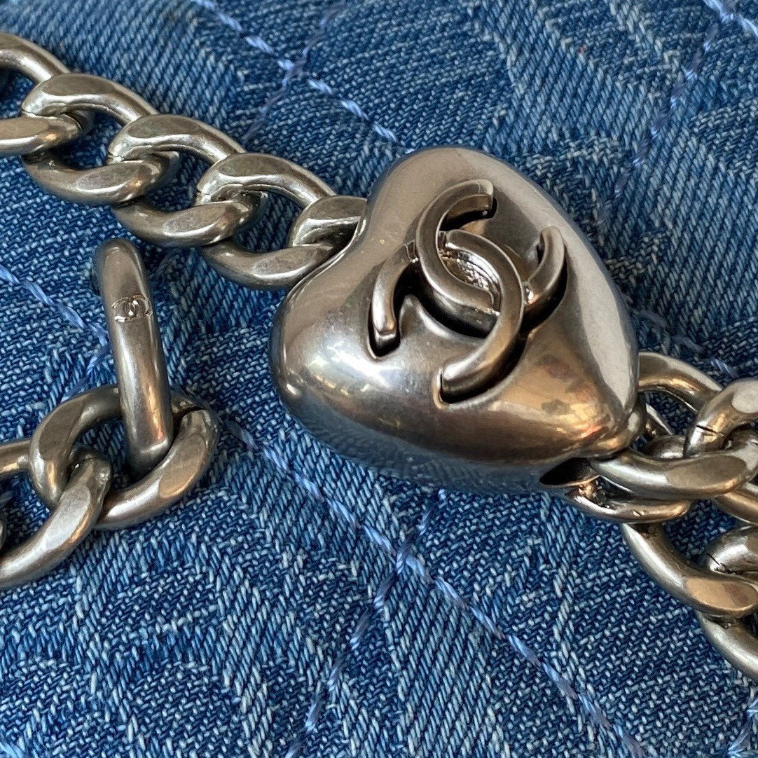 23P VANITY 11CM DENIM SILVER HARDWARE