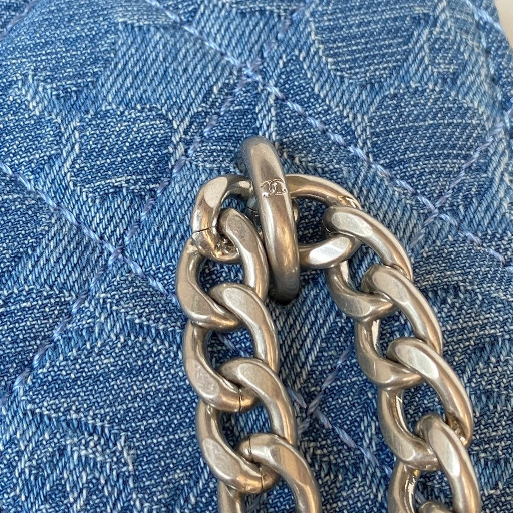 23P VANITY 17CM DENIM SILVER HARDWARE