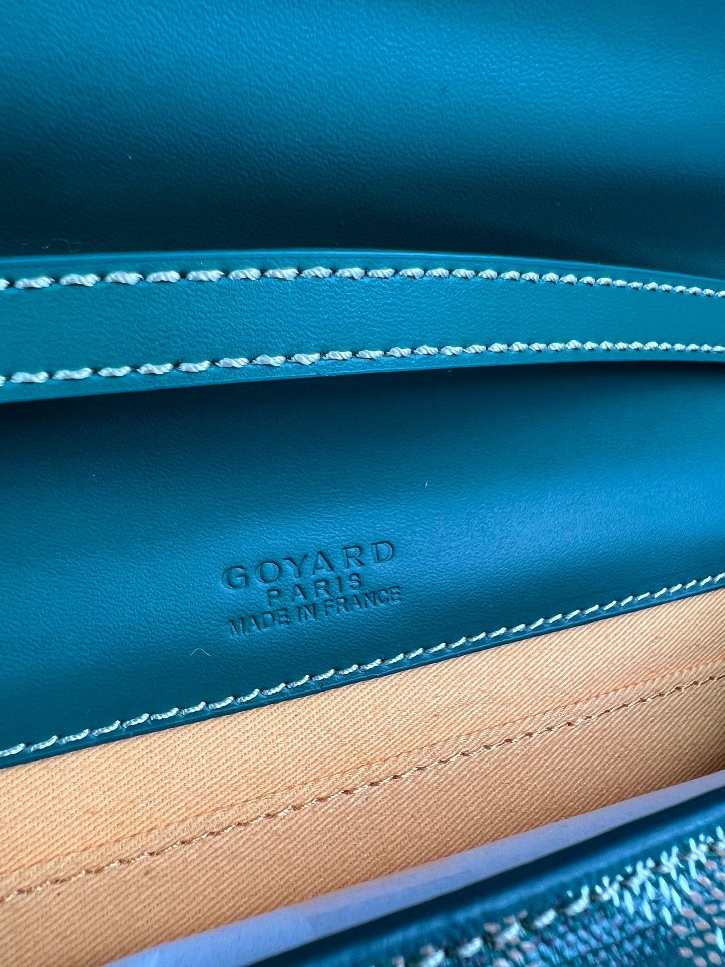 POCHETTE MONTE-CARLO PM 25 EN TOILE GOYARDINE VERTE