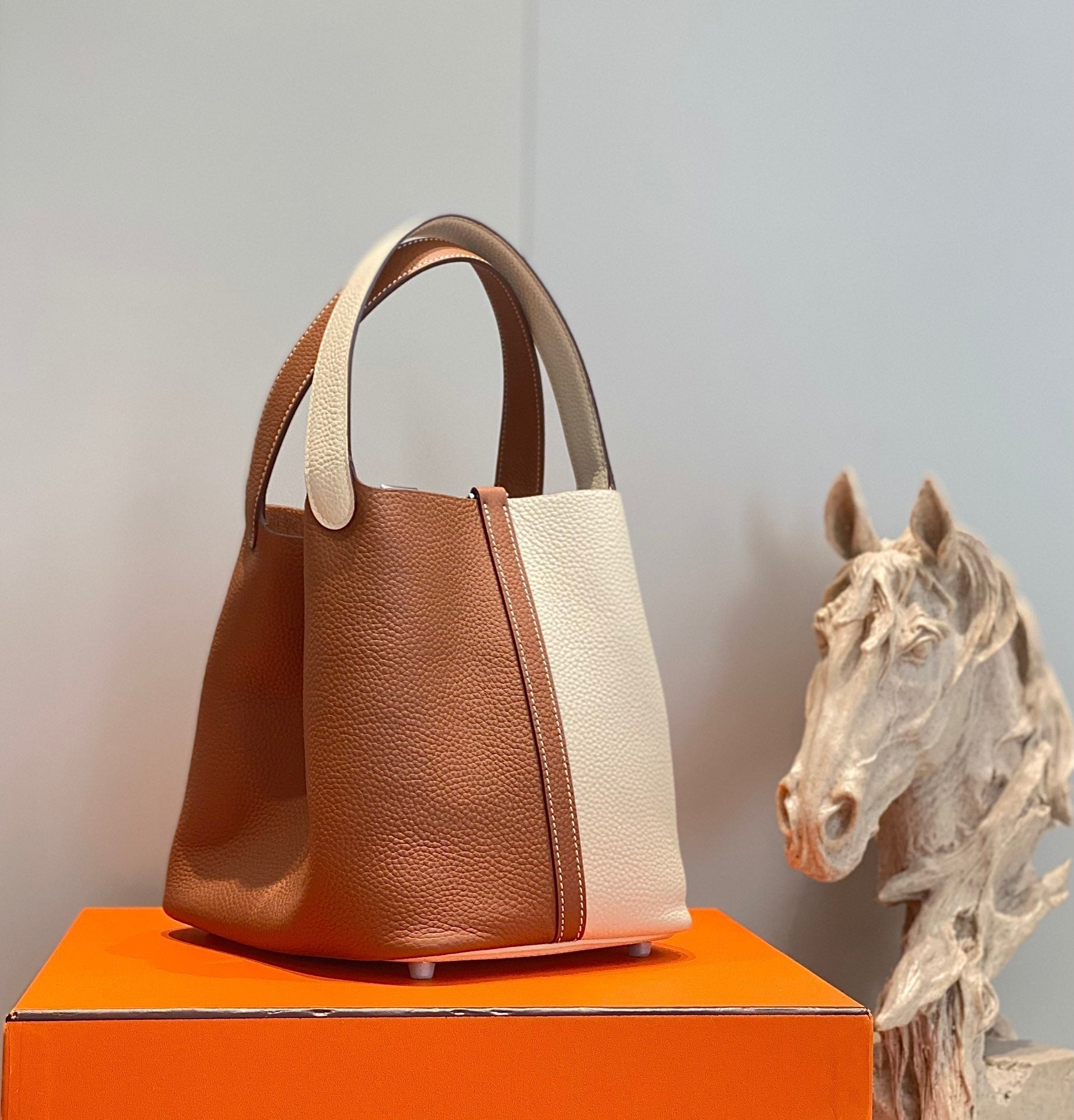 HM ピコタン ロック 22 トーゴレザー＆ホワイトカーフスキン