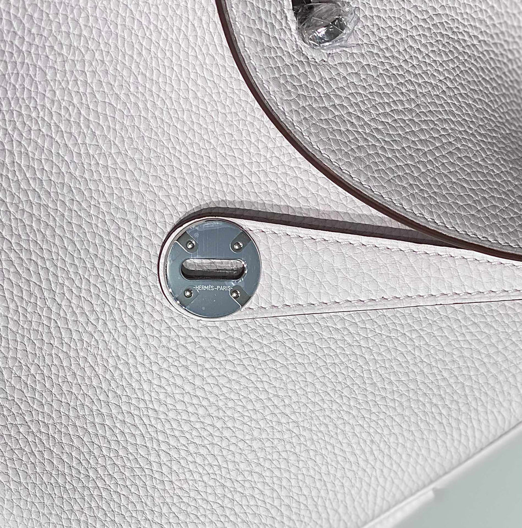 SAC HM LINDY 26 EN CUIR TAURILLON CLEMENCE ROSE DOUX