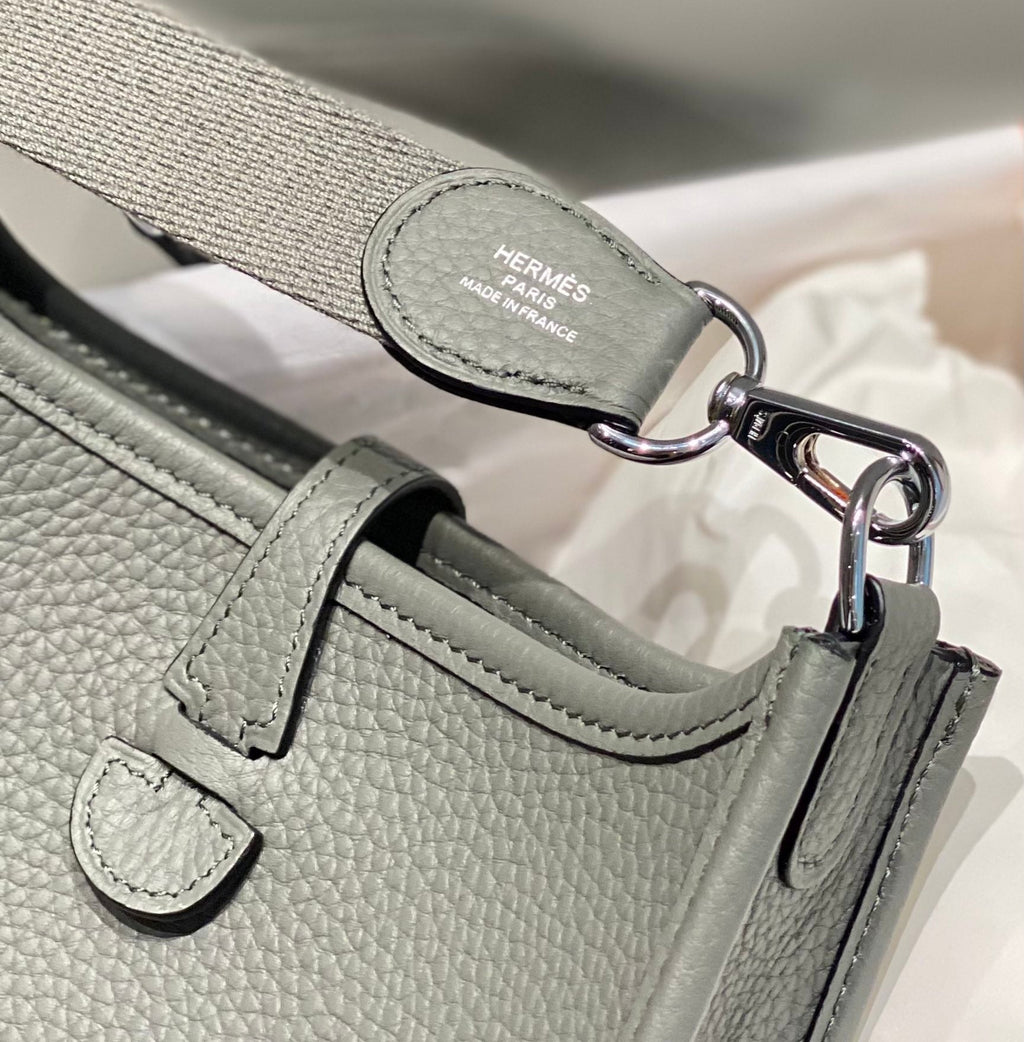 MINI EVELYNE 18CM GRIS FUMÉ TOGO QUINCAILLERIE ARGENTÉE