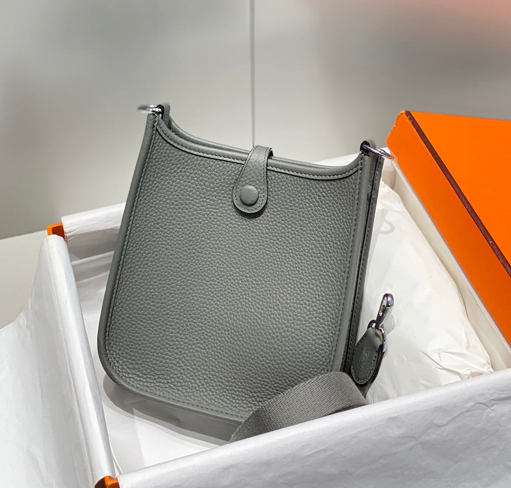 MINI EVELYNE 18CM GRIS FUMÉ TOGO QUINCAILLERIE ARGENTÉE