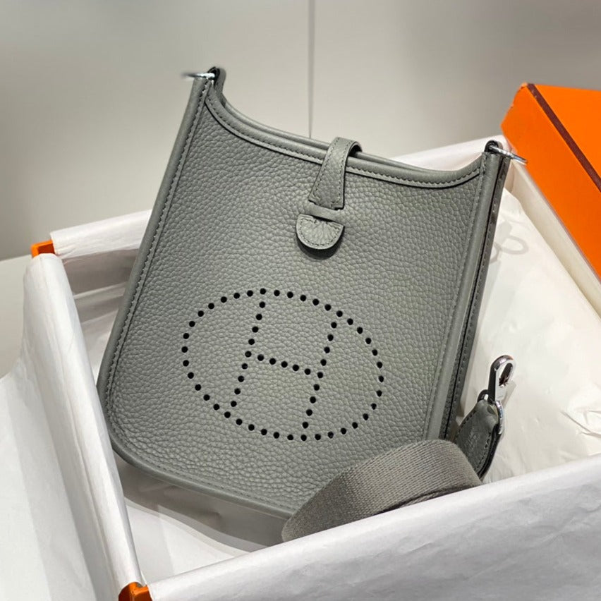 MINI EVELYNE 18CM GRIS FUMÉ TOGO QUINCAILLERIE ARGENTÉE