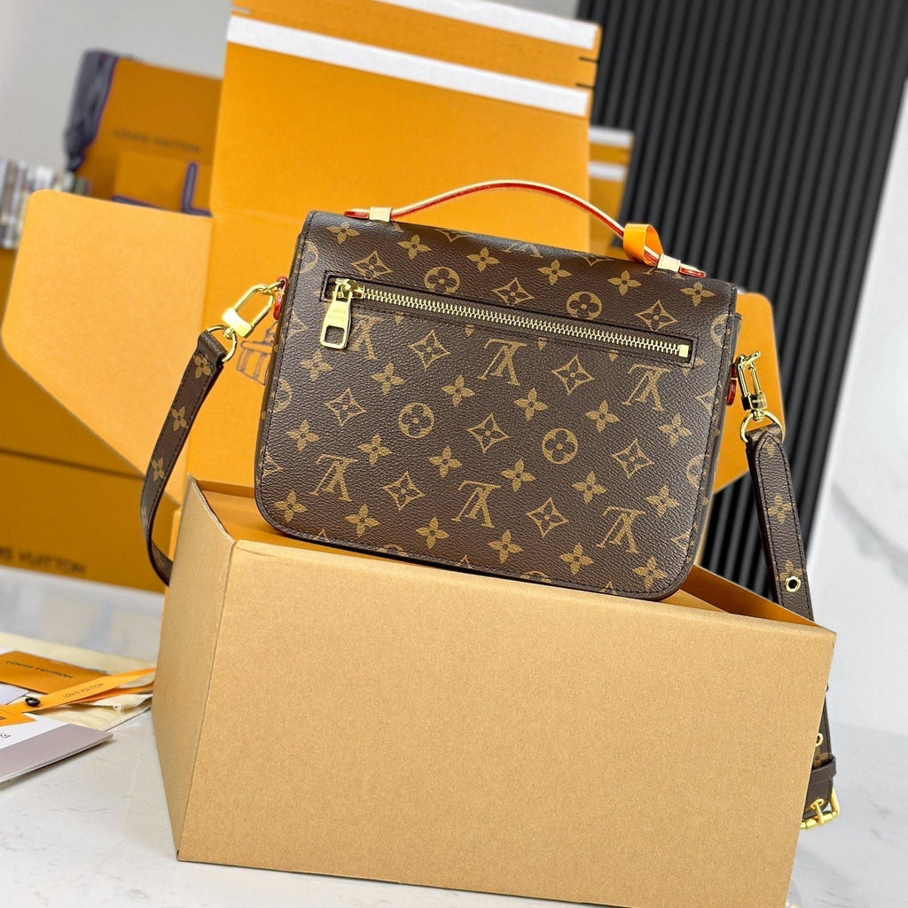 LV POCHETTE METIS MARRON MONOGRAMME TOILE INVERSE 204263