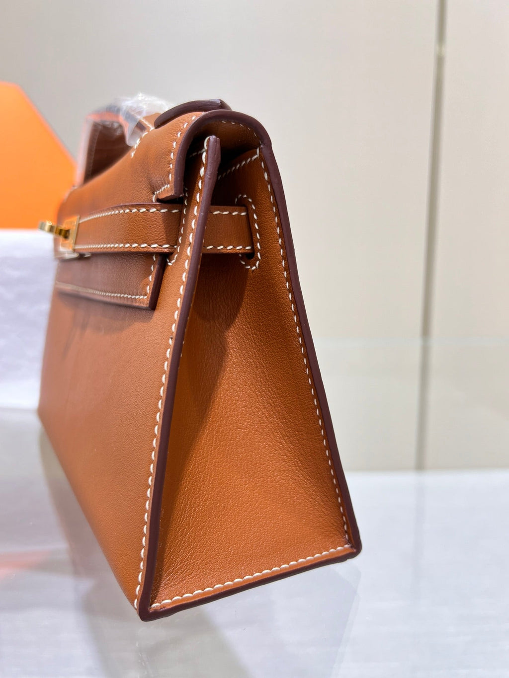 POCHETTE HM KELLY 22CM DORÉ SWIFT QUINCAILLERIE DORÉ