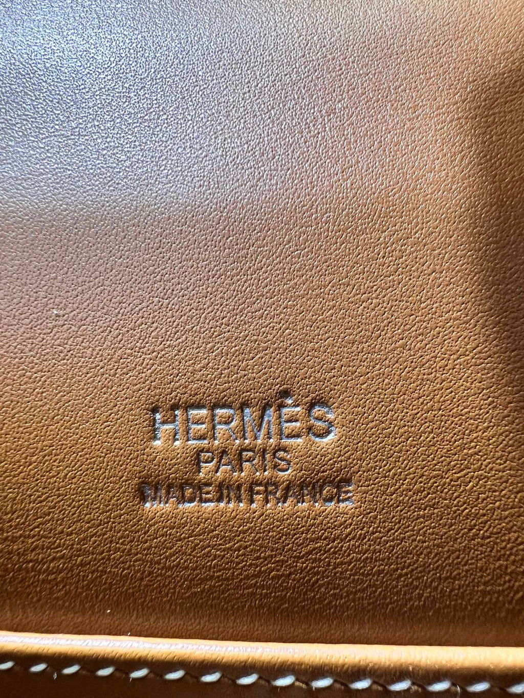 POCHETTE HM KELLY 22 CM OR SWIFT QUINCAILLERIE ARGENTÉE