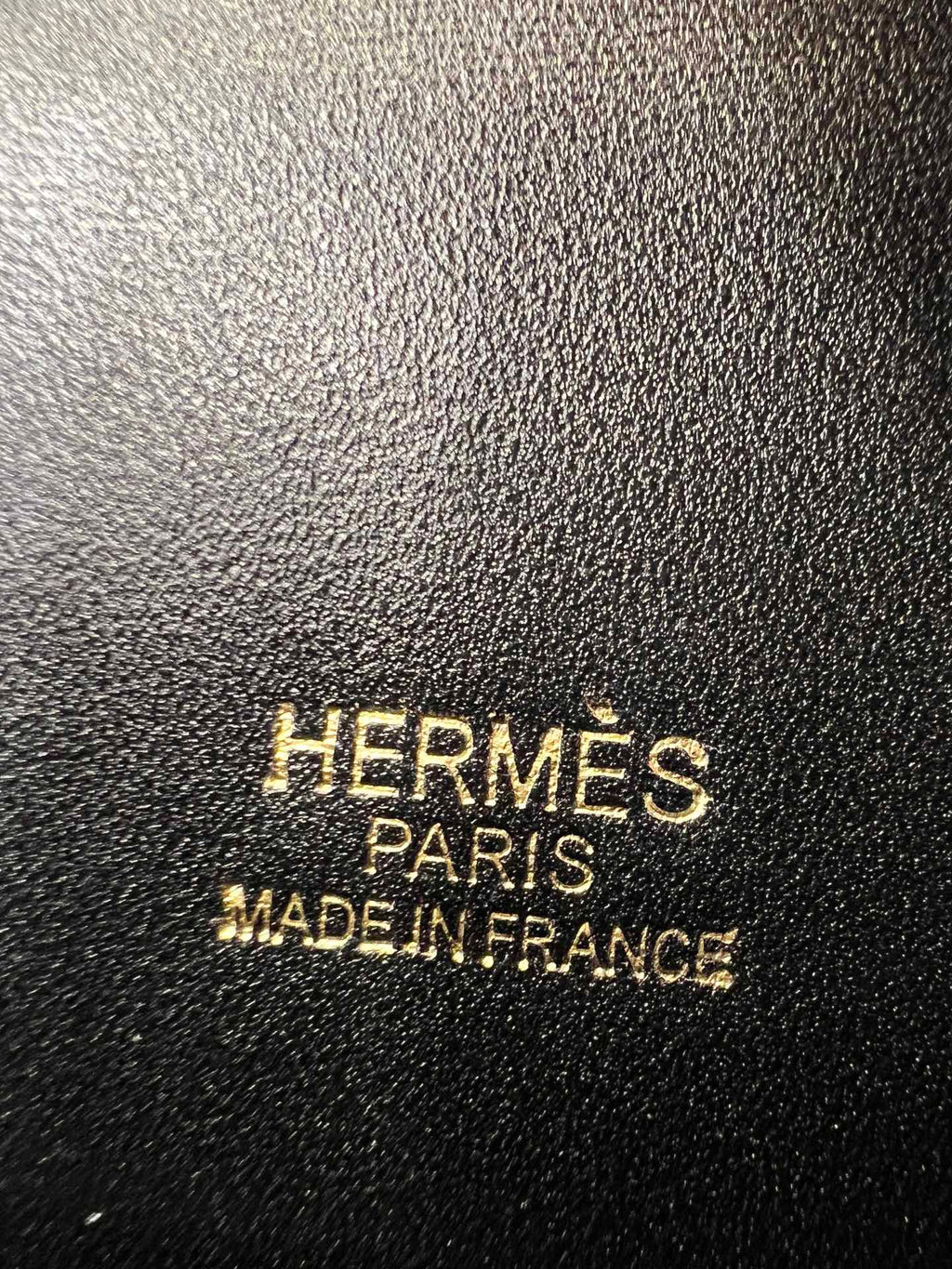 POCHETTE HM KELLY 22CM NOIR SWIFT QUINCAILLERIE OR
