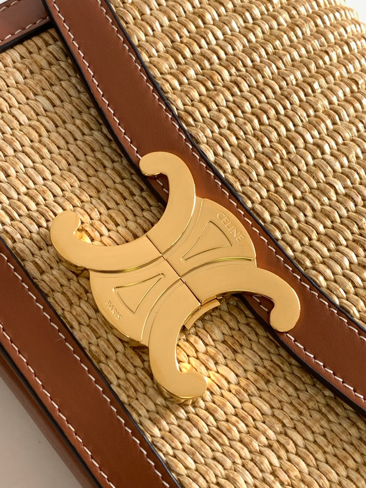 TEEN TRIOMPHE 18,5CM TEXTILE ET CUIR DE VEAU