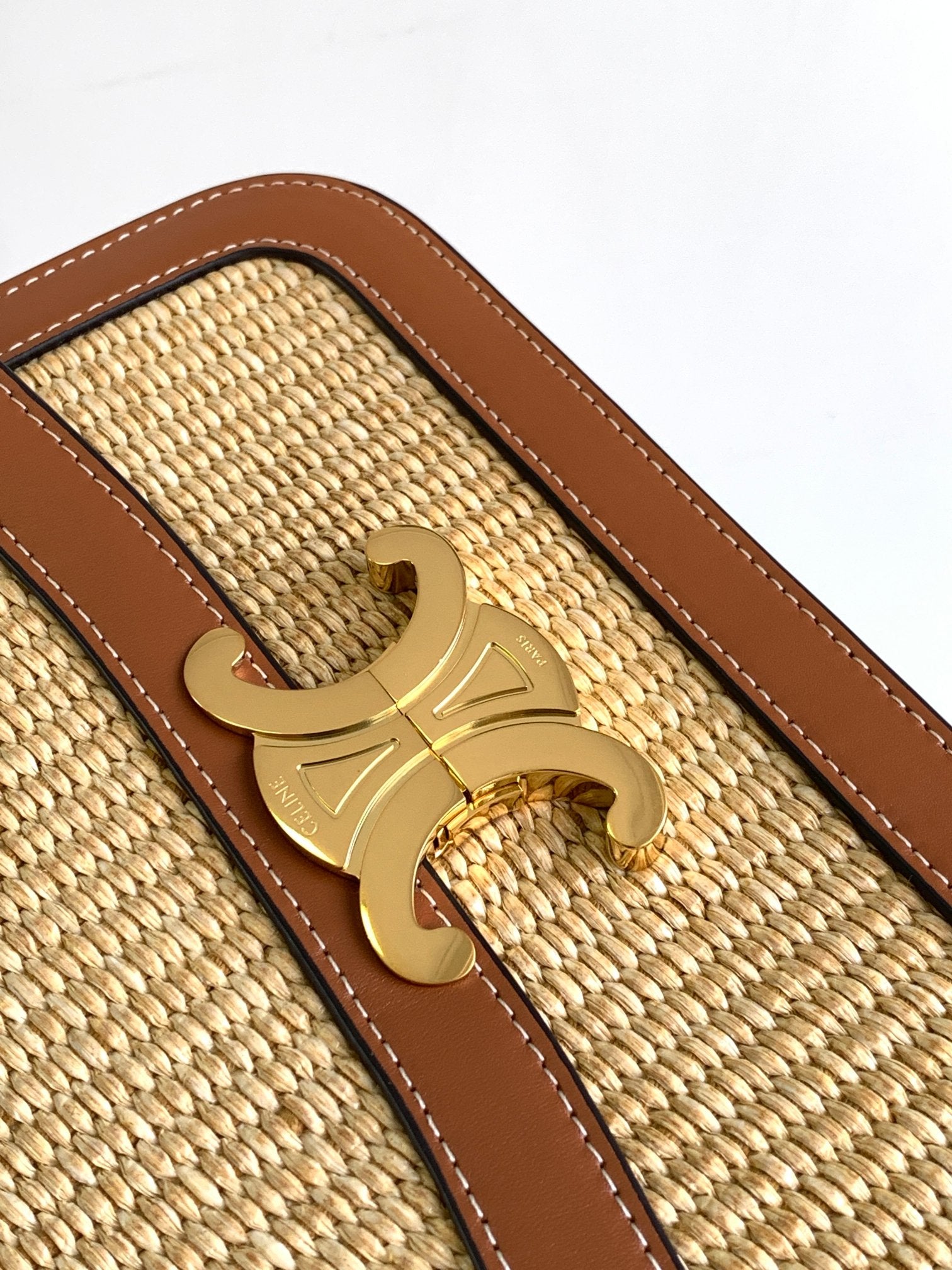 CLASSIQUE TRIOMPHE 22CM TEXTILE ET CUIR DE VEAU