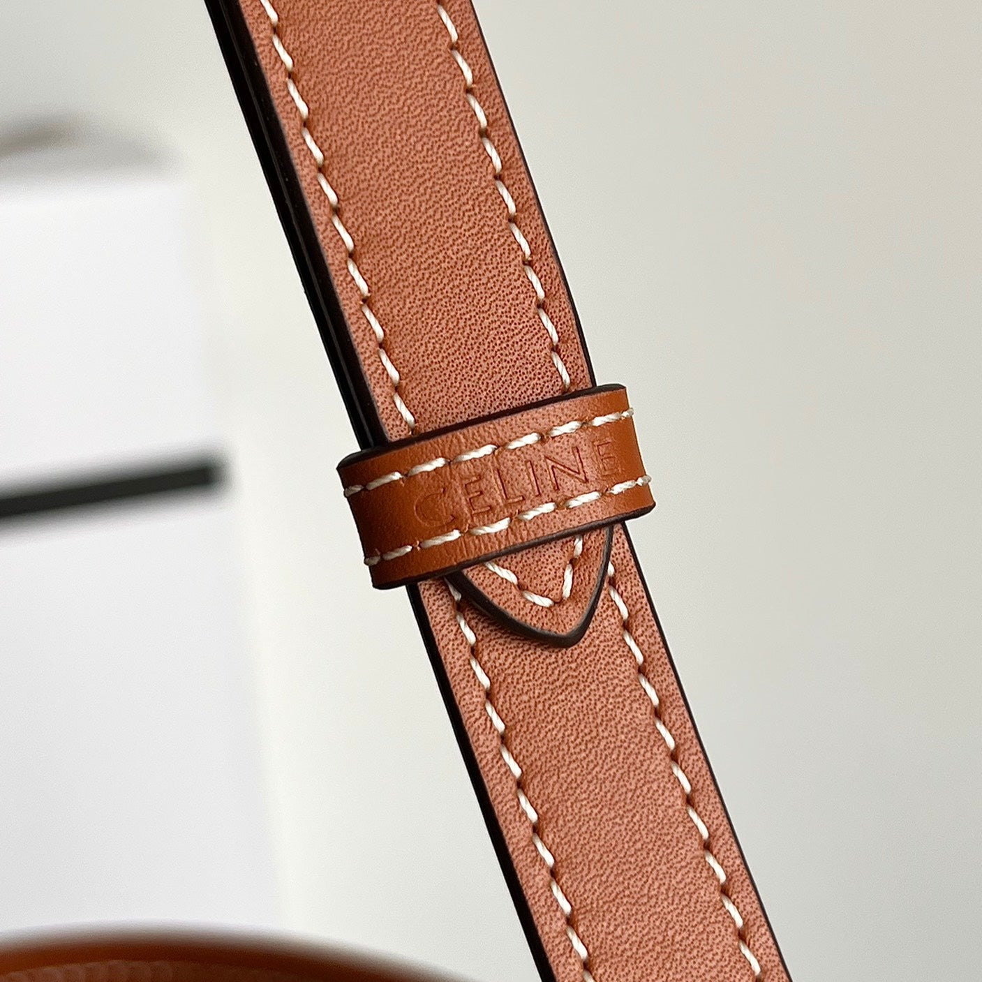 SEAU CUIR TRIOMPHE 24 VEAU BEIGE MARRON CARO