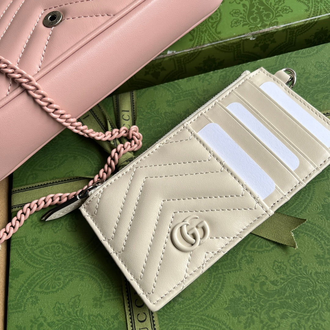 GG MARMONT 21CM TOUT CUIR DE VEAU ROSE