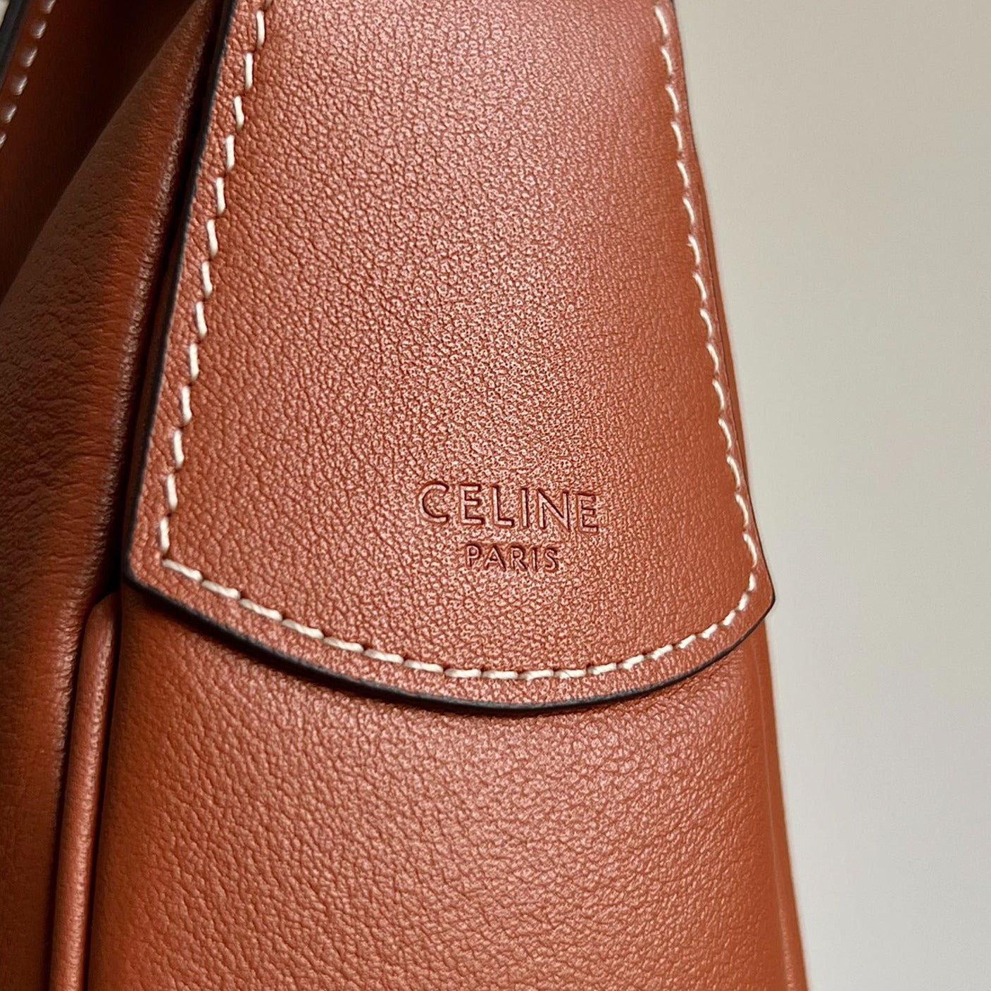 TRIOMPHE 31 CUIR DE VEAU MARRON TAN
