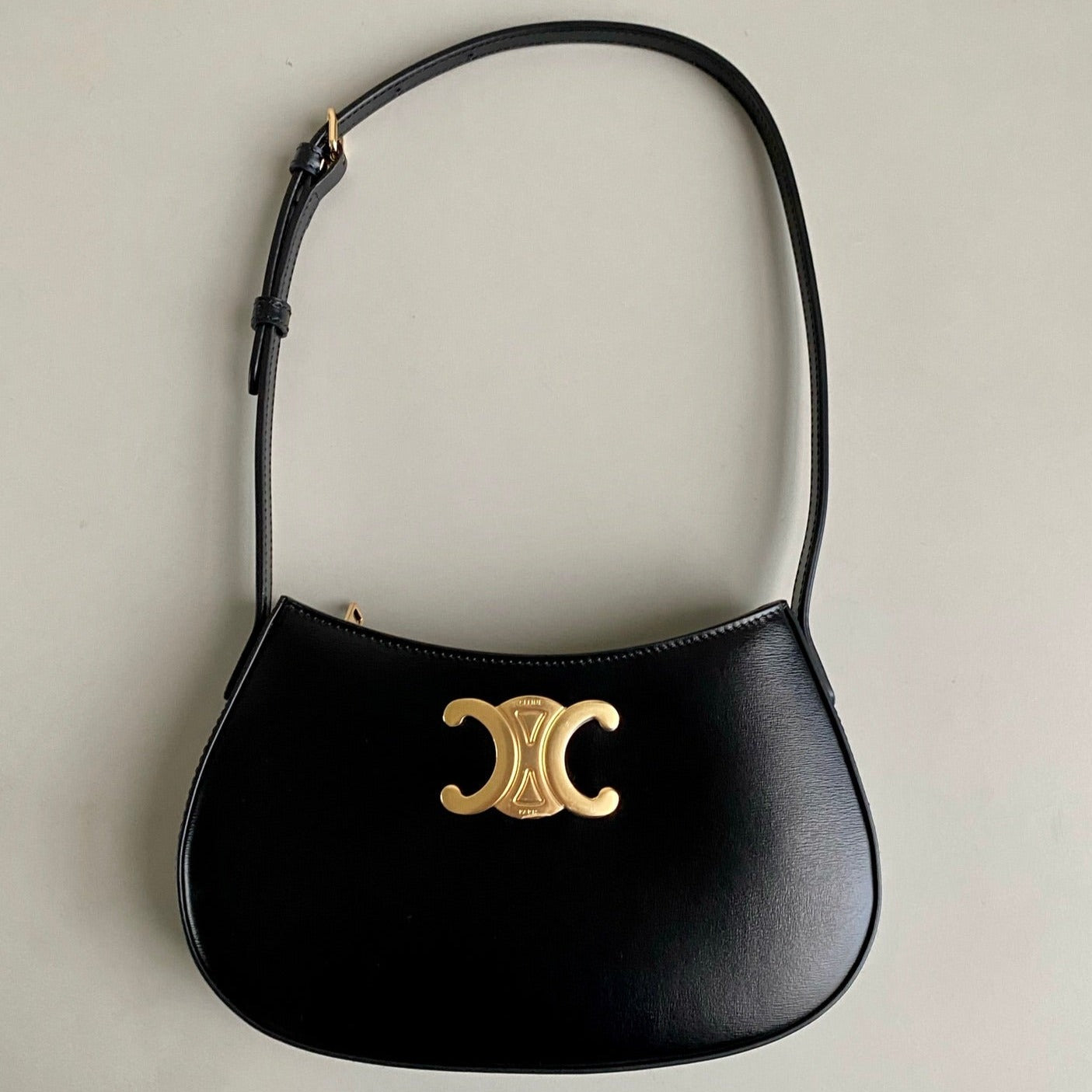TRIOMPHE 22 CUIR DE VEAU NOIR