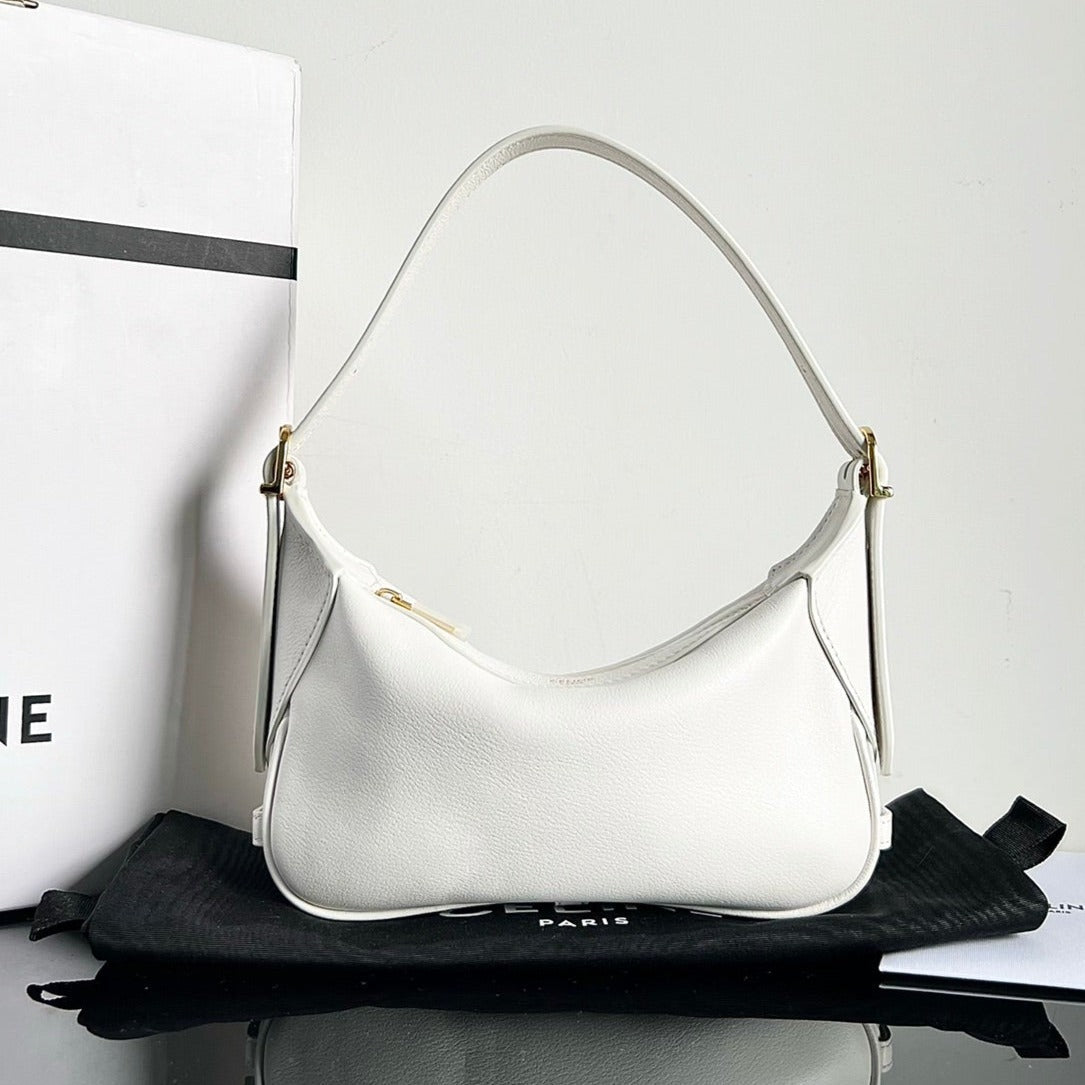 MINI SAC À MAIN EN CUIR DE VEAU SOFT 19 BLANC