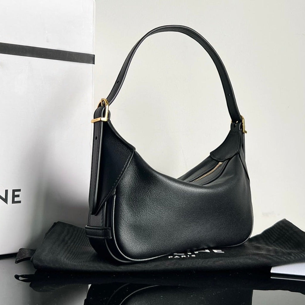 MINI SAC À MAIN EN CUIR DE VEAU SOFT 19 NOIR
