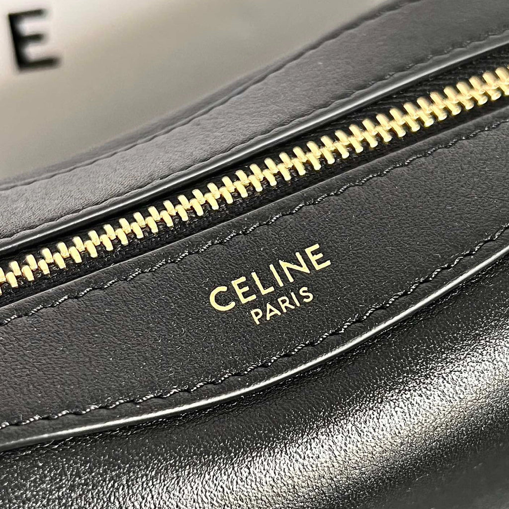 MINI SAC À MAIN EN CUIR DE VEAU SOFT 19 NOIR