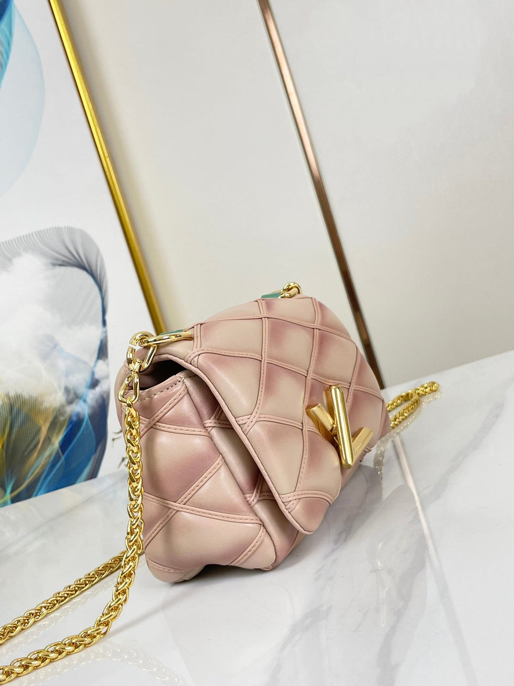 PICO GO-14 MALLETAGE 15CM PINK LAMBSKIN