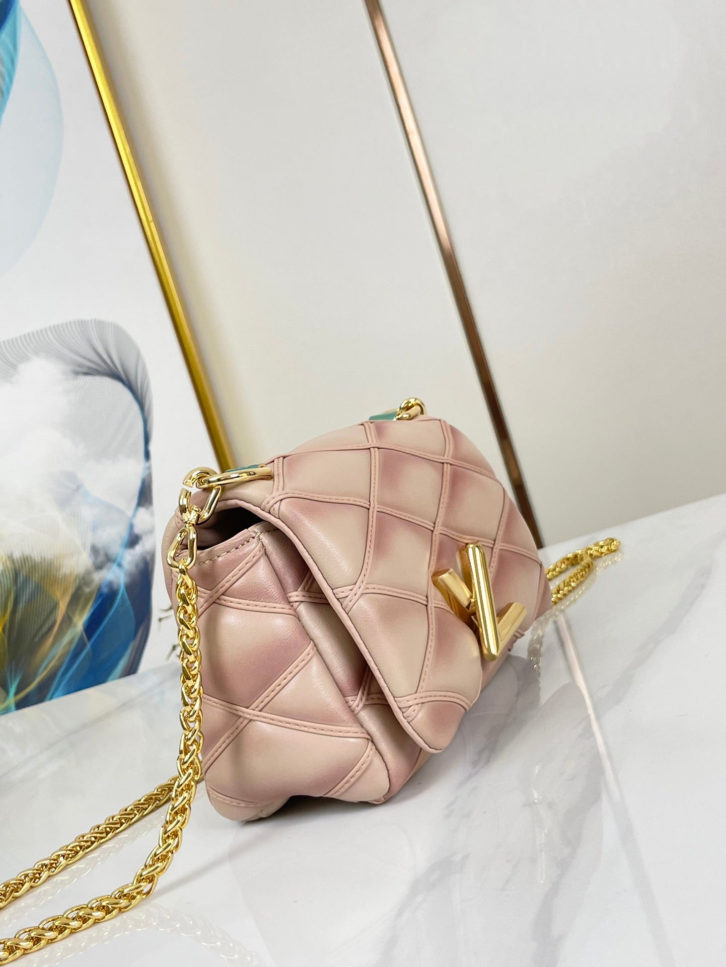 PICO GO-14 MALLETAGE 15CM PINK LAMBSKIN