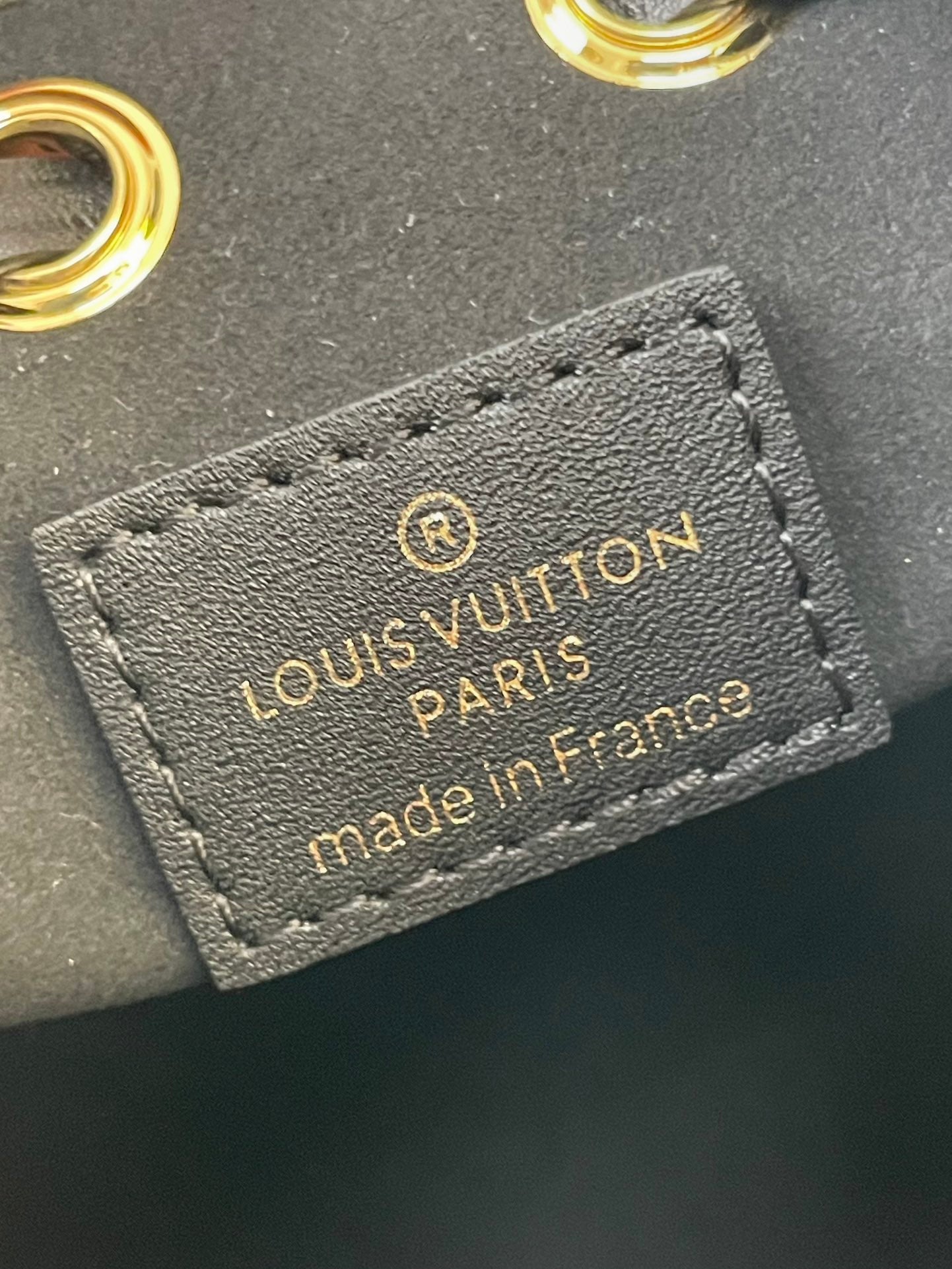CANOÉ 20 EN TOILE MONOGRAMME MARRON QUINCAILLERIE DORÉ
