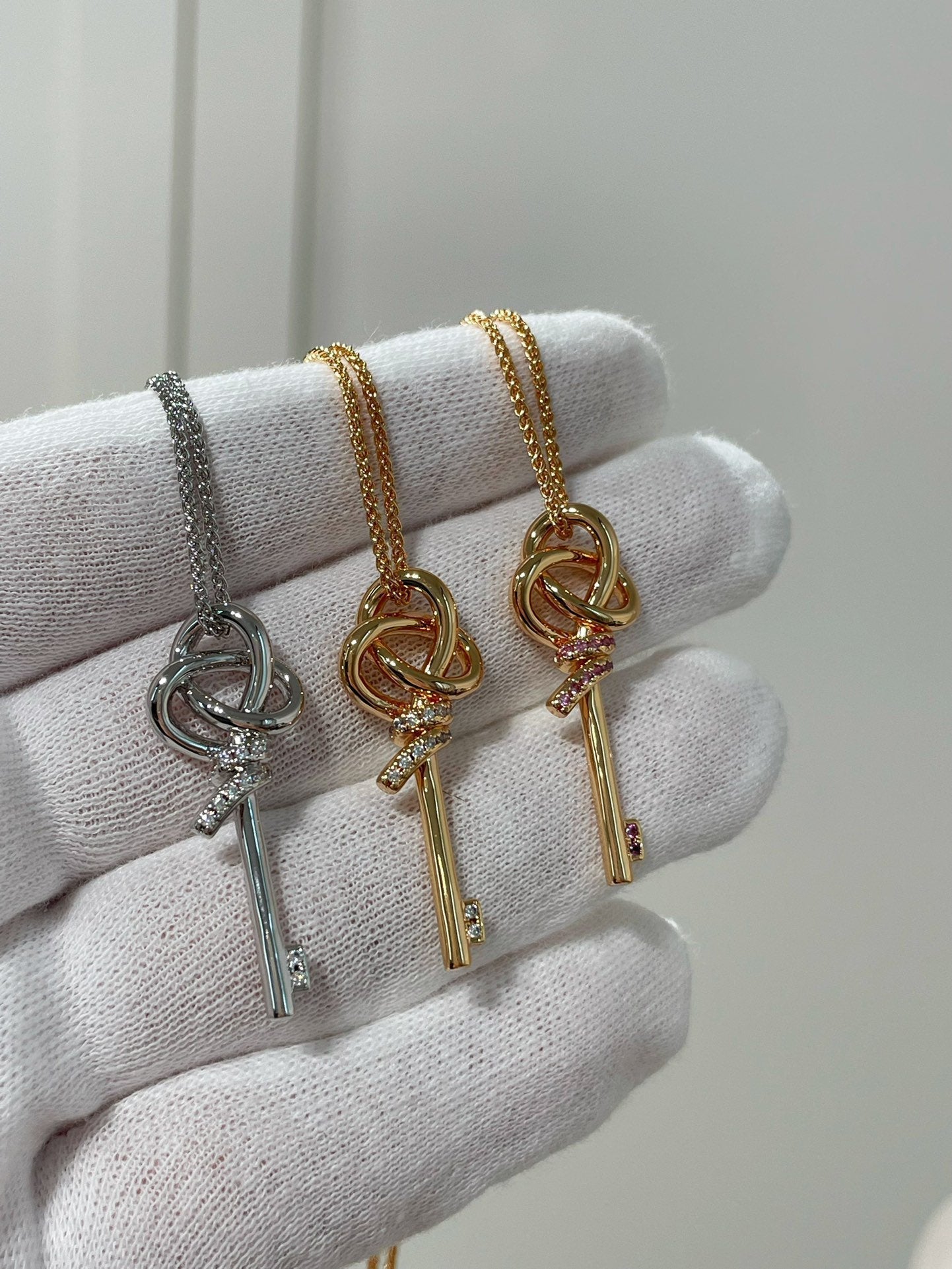 TIFFAN KEY WOVEN NECKLACE