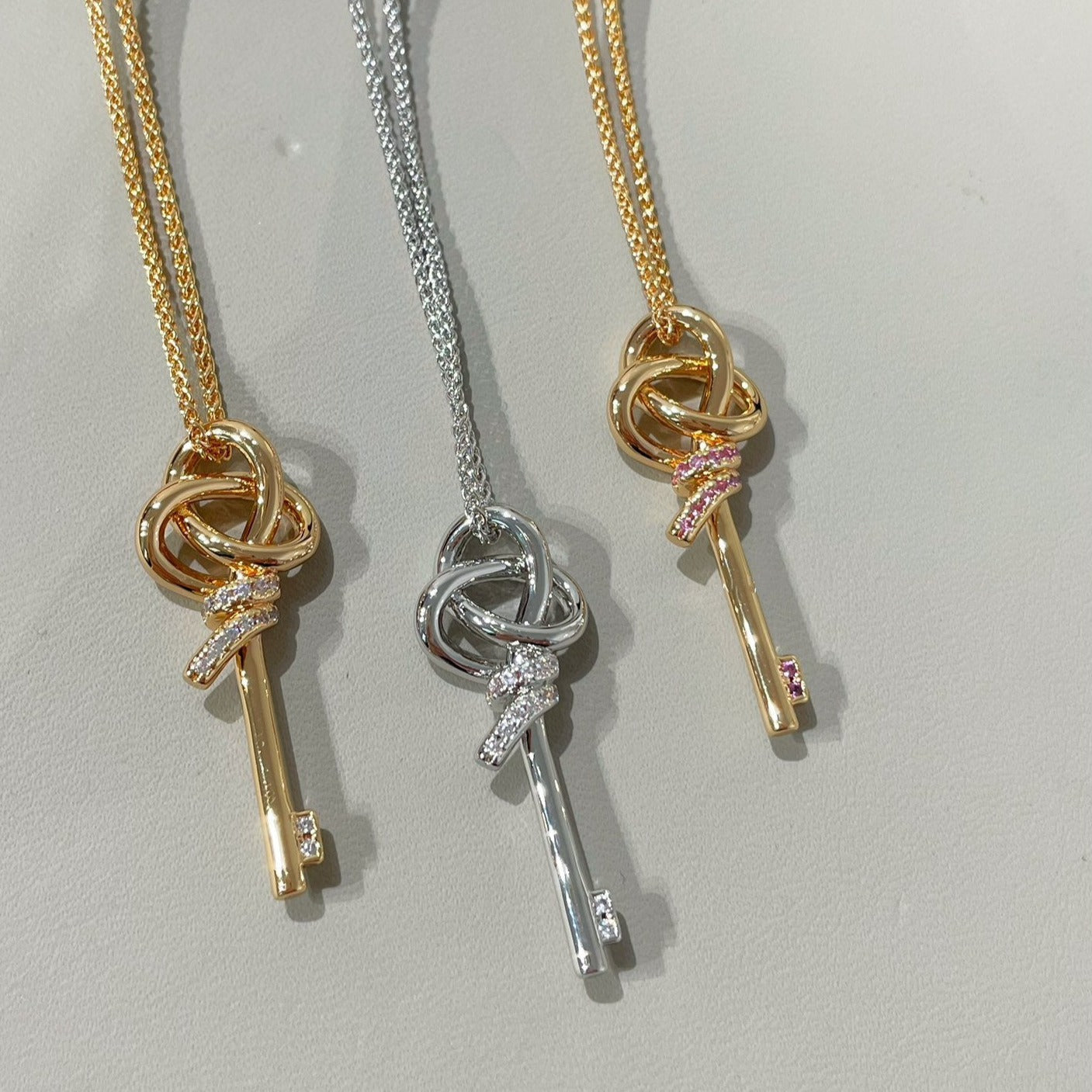 TIFFAN KEY WOVEN NECKLACE