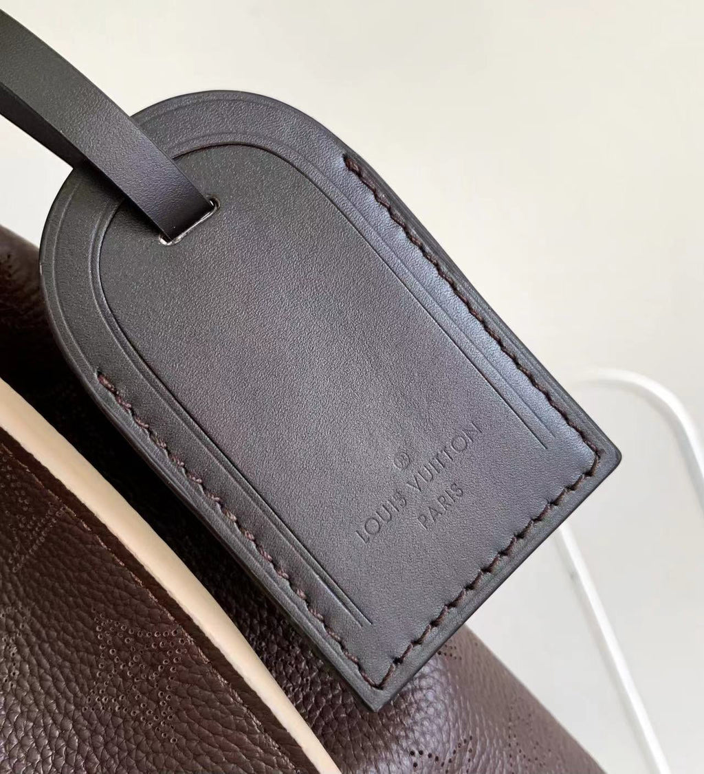 CARMEL 40 EN CUIR DE VEAU PERFORÉ MONOGRAMME ROYAL RUBY