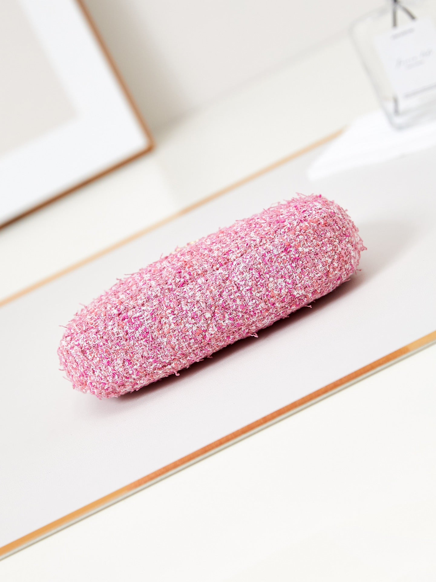19 HOBO BAG 20CM PINK TWEED