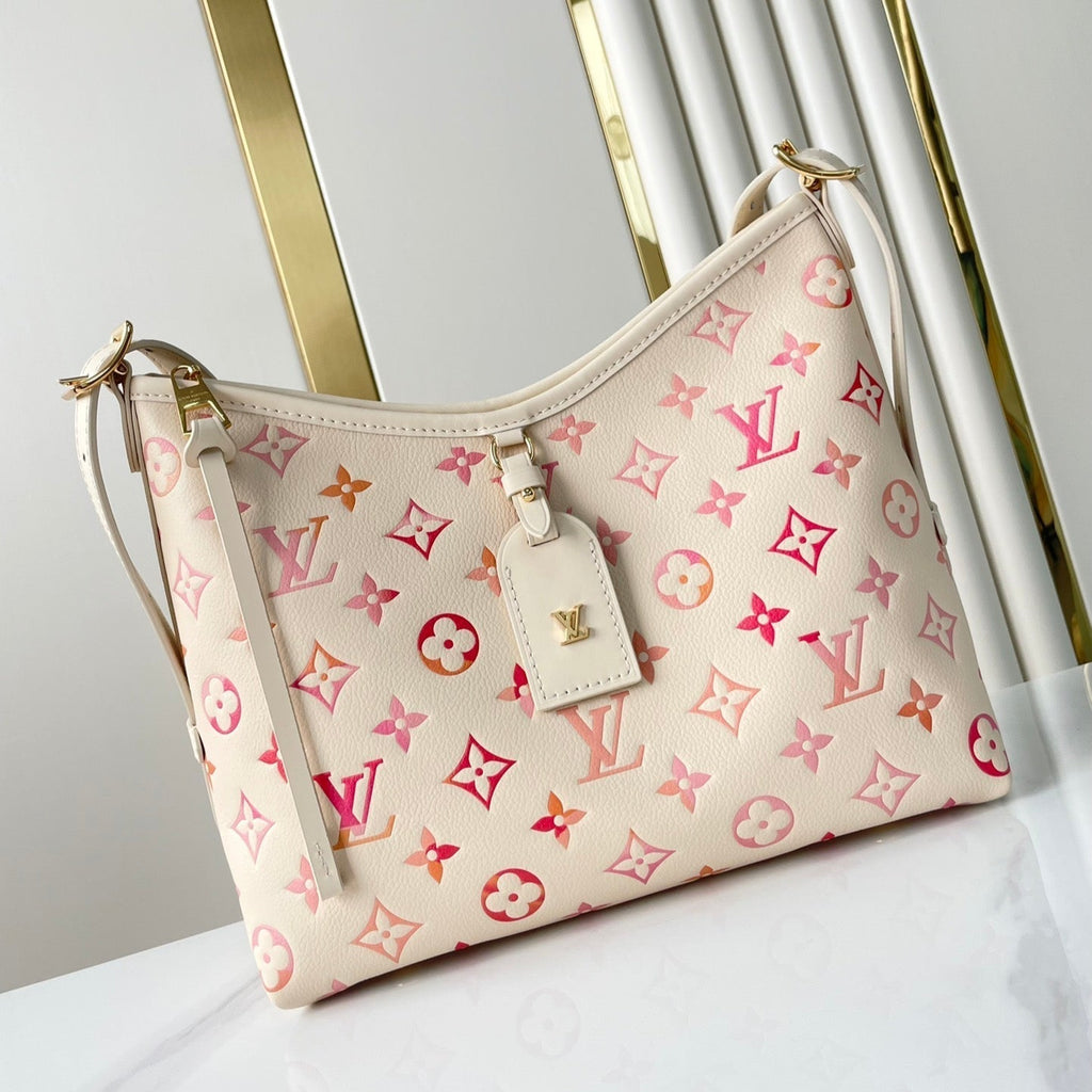 CARRYALL PM 29 EN CUIR MONOGRAMME EMPREINTE SUNRISE AQUARELLE